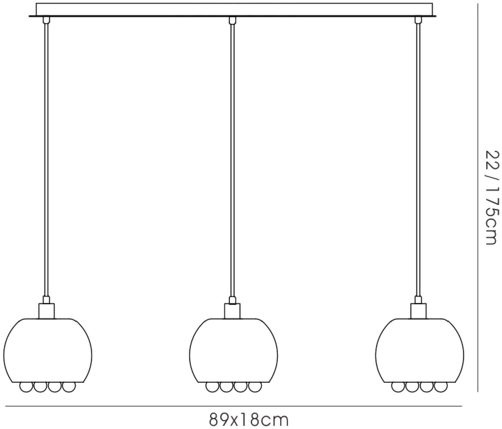 Pandora Ceiling Lights Diyas Linear Fittings